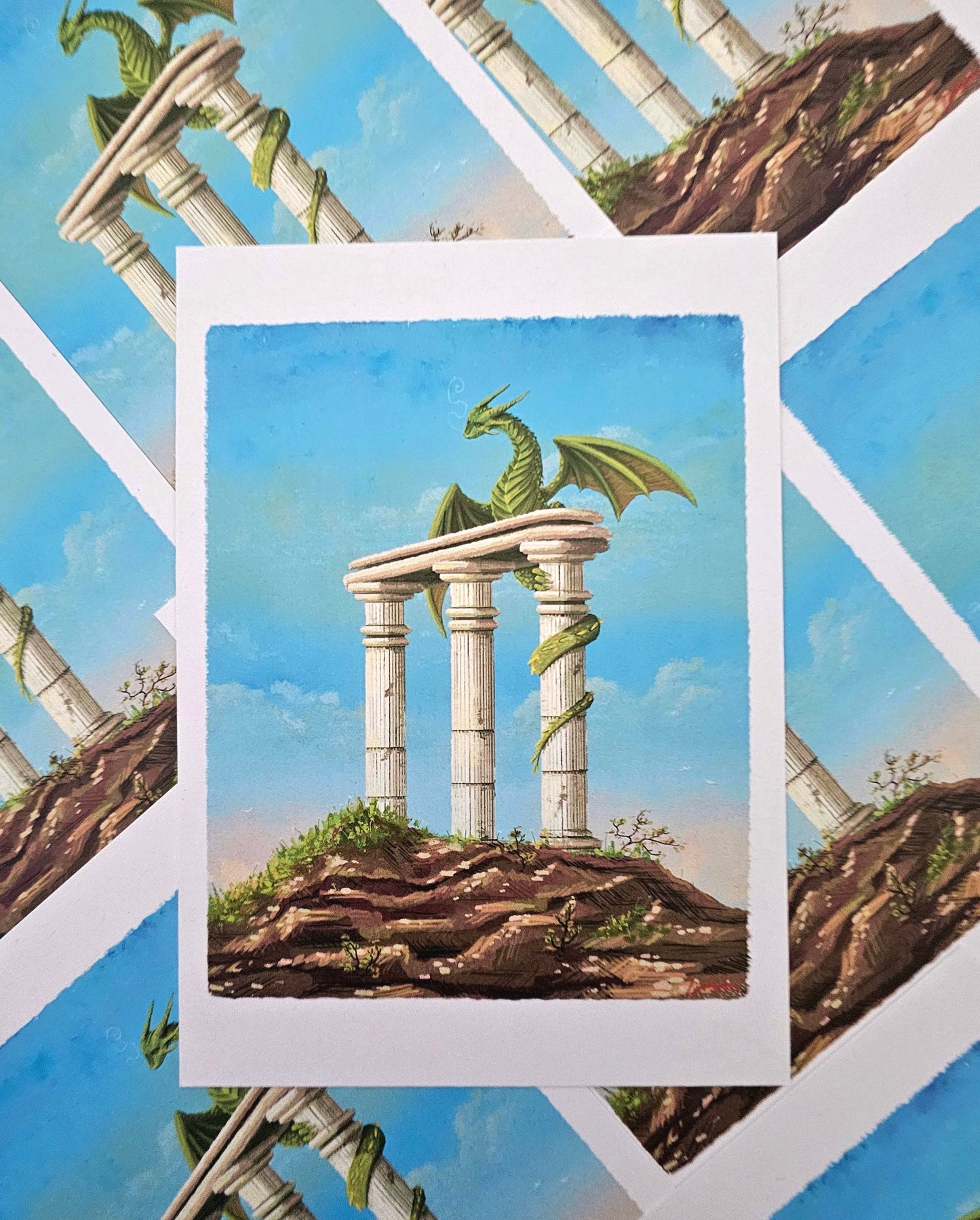 Pillar Perch - art print