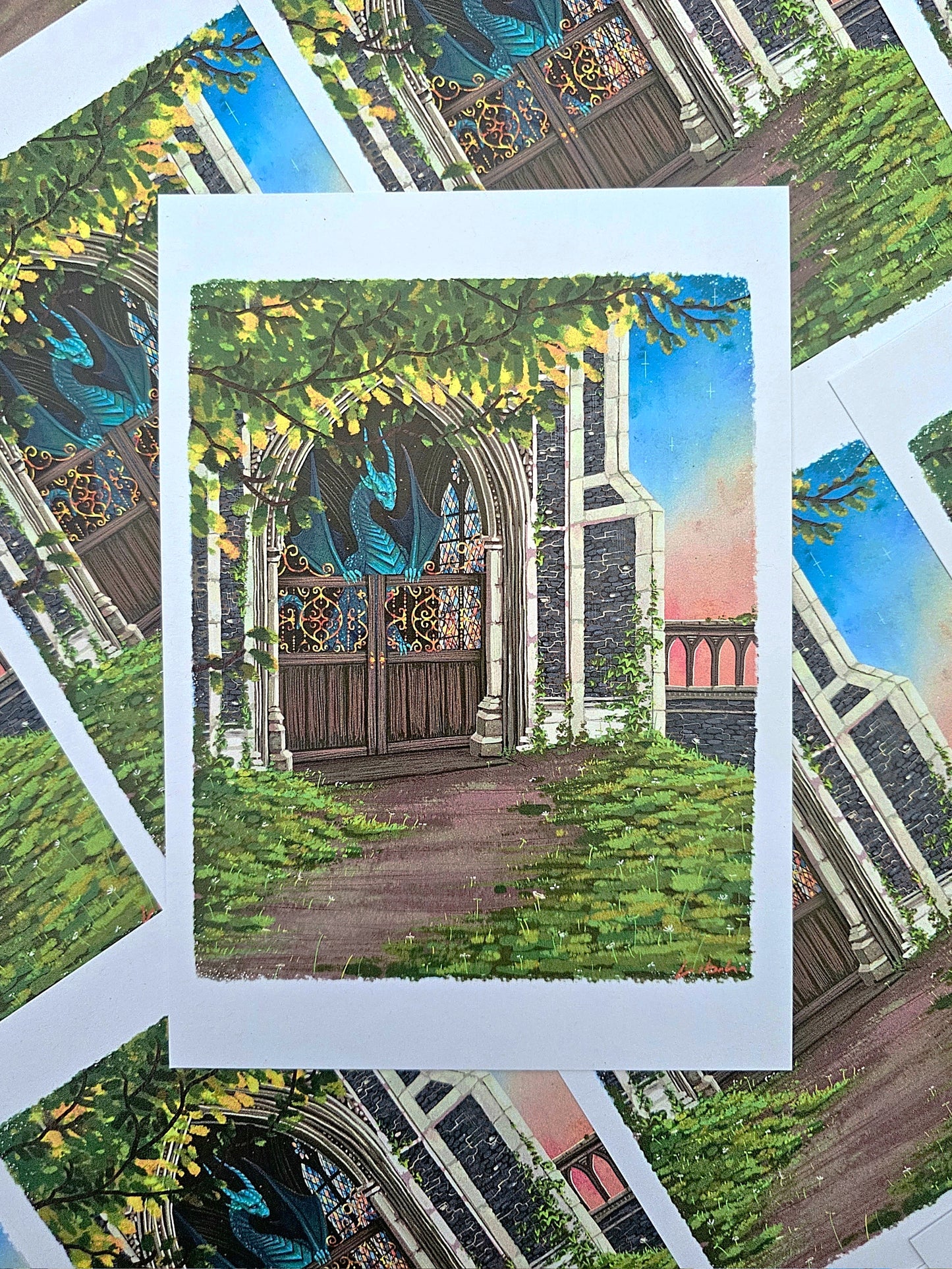 Church Hideaway - art print