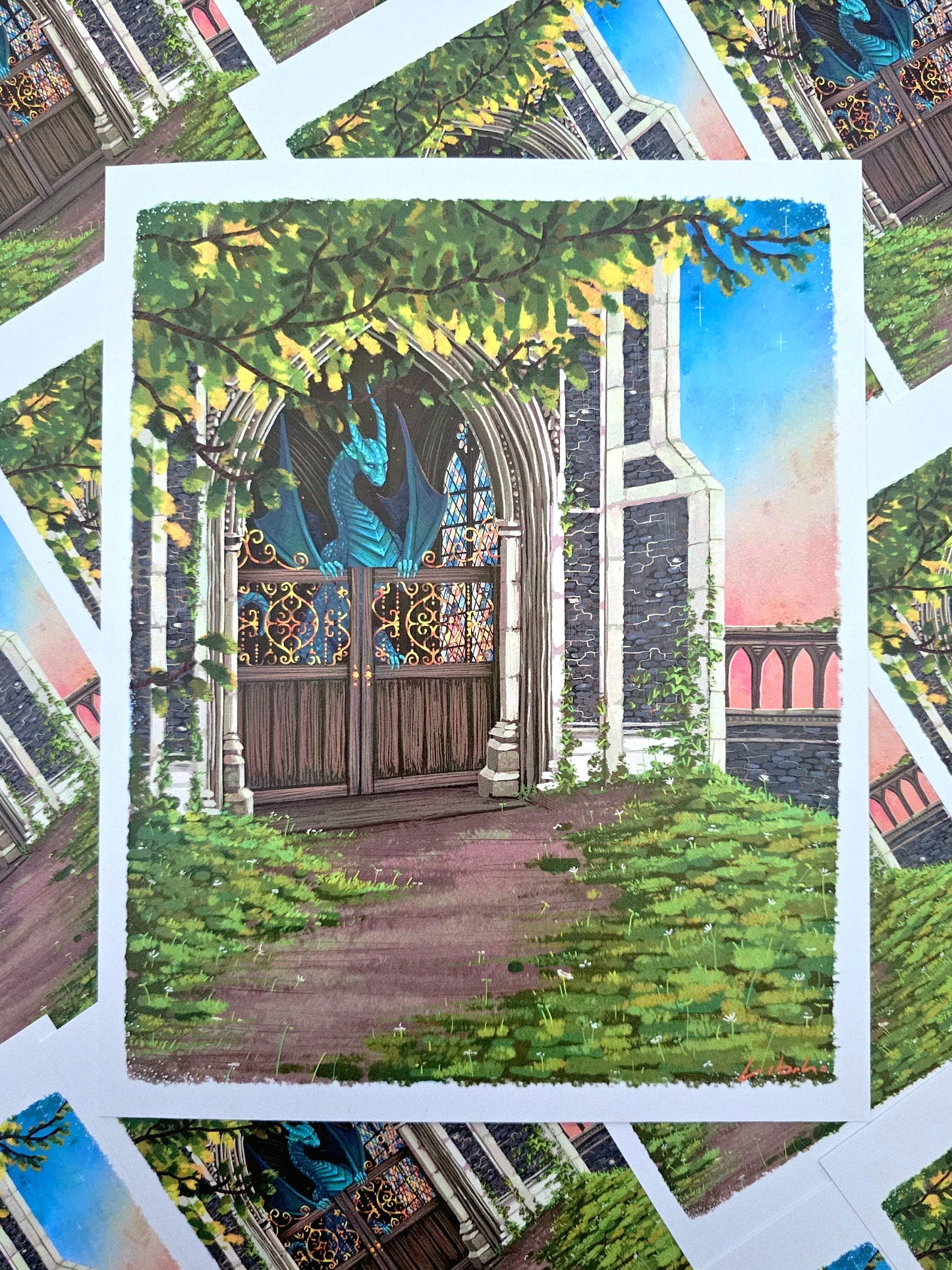 Church Hideaway - art print