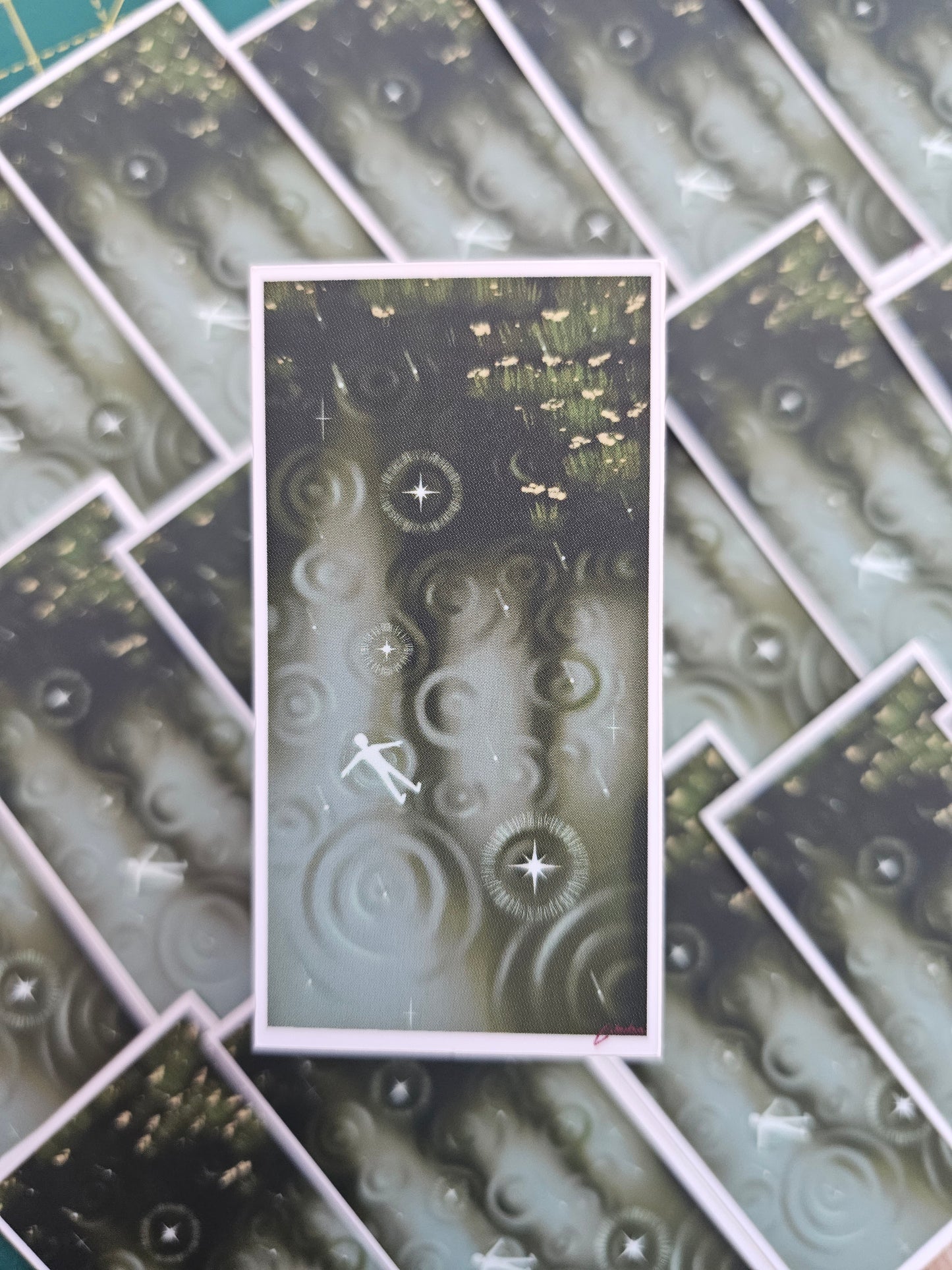 "Raindrops” Die Cut Vinyl Sticker