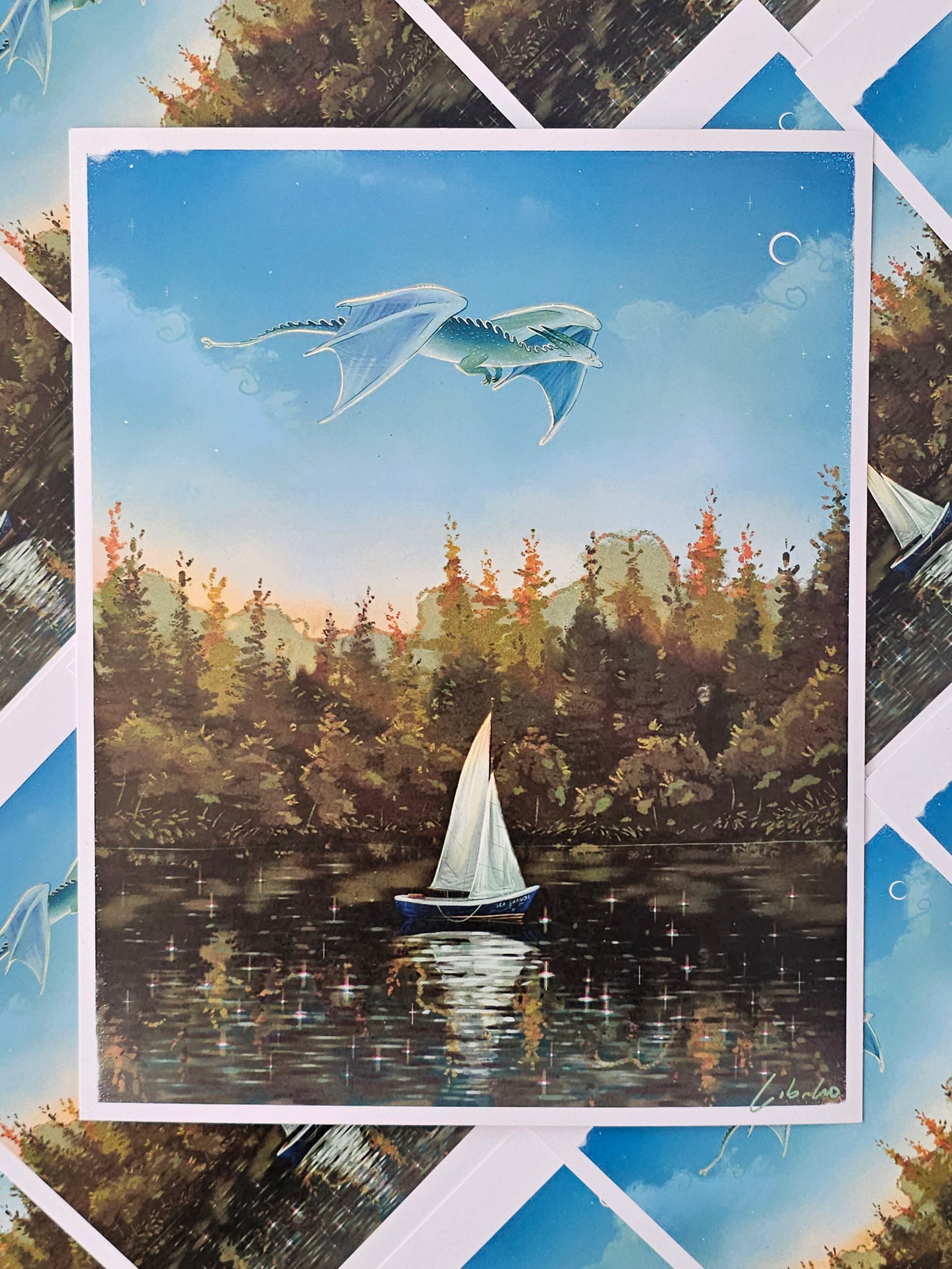 Lake Traveller - art print