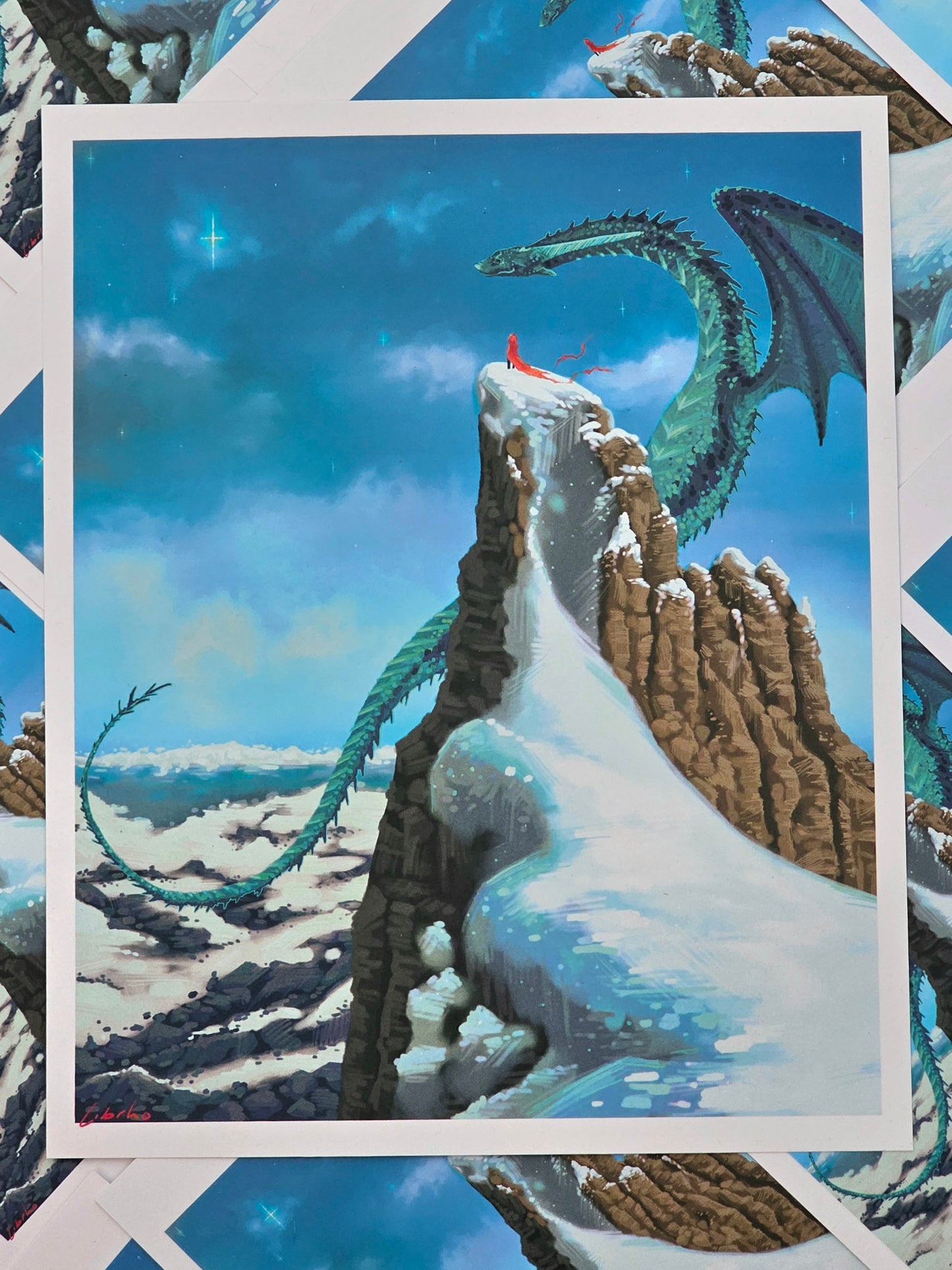 North Star - art print