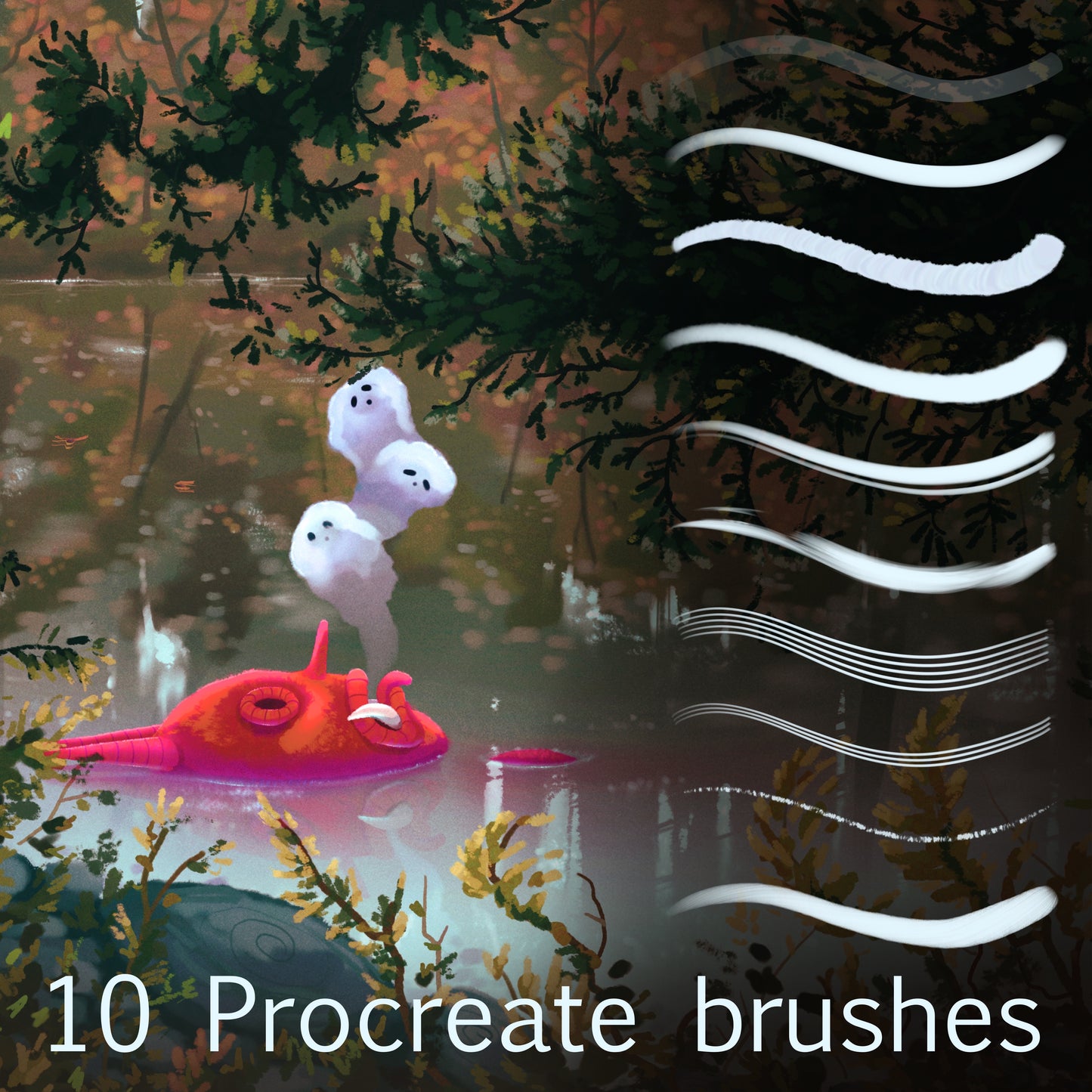 Librho’s 10 most used Procreate brushes