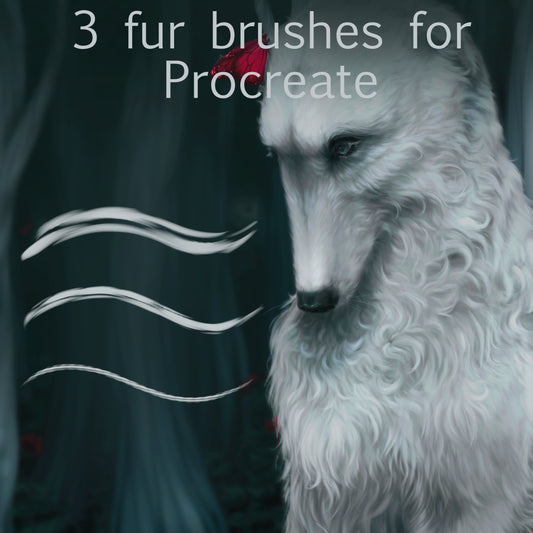 Fur brushes for Procreate