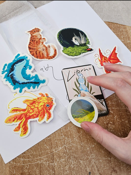 Mystery sticker pack