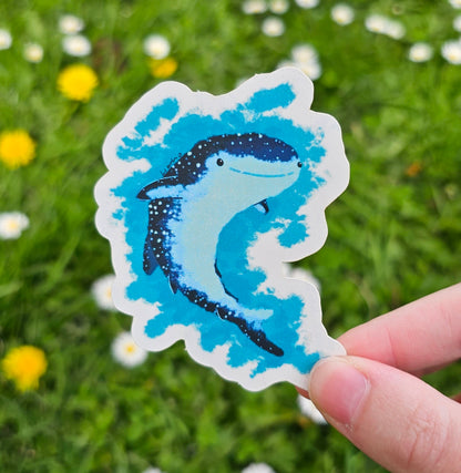 “Whale shark” Die Cut Vinyl Sticker