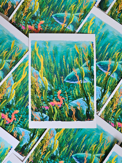 Kelp Field - art print