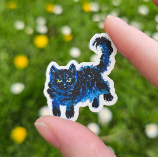 “Black Cat” Die Cut Vinyl Sticker