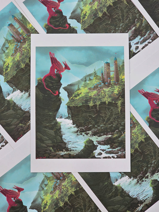 Homeward Star - art print