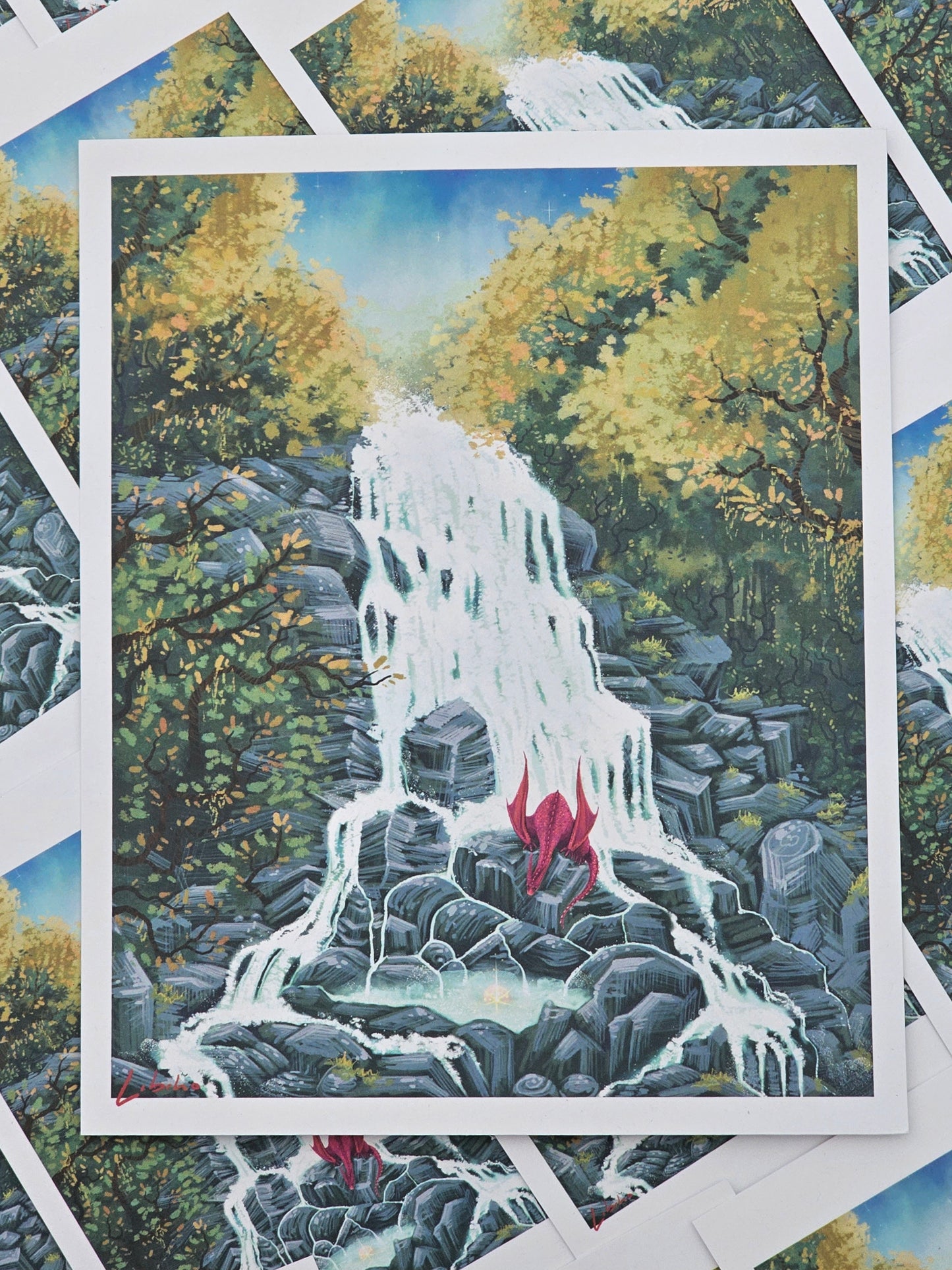 Fallen Star - art print