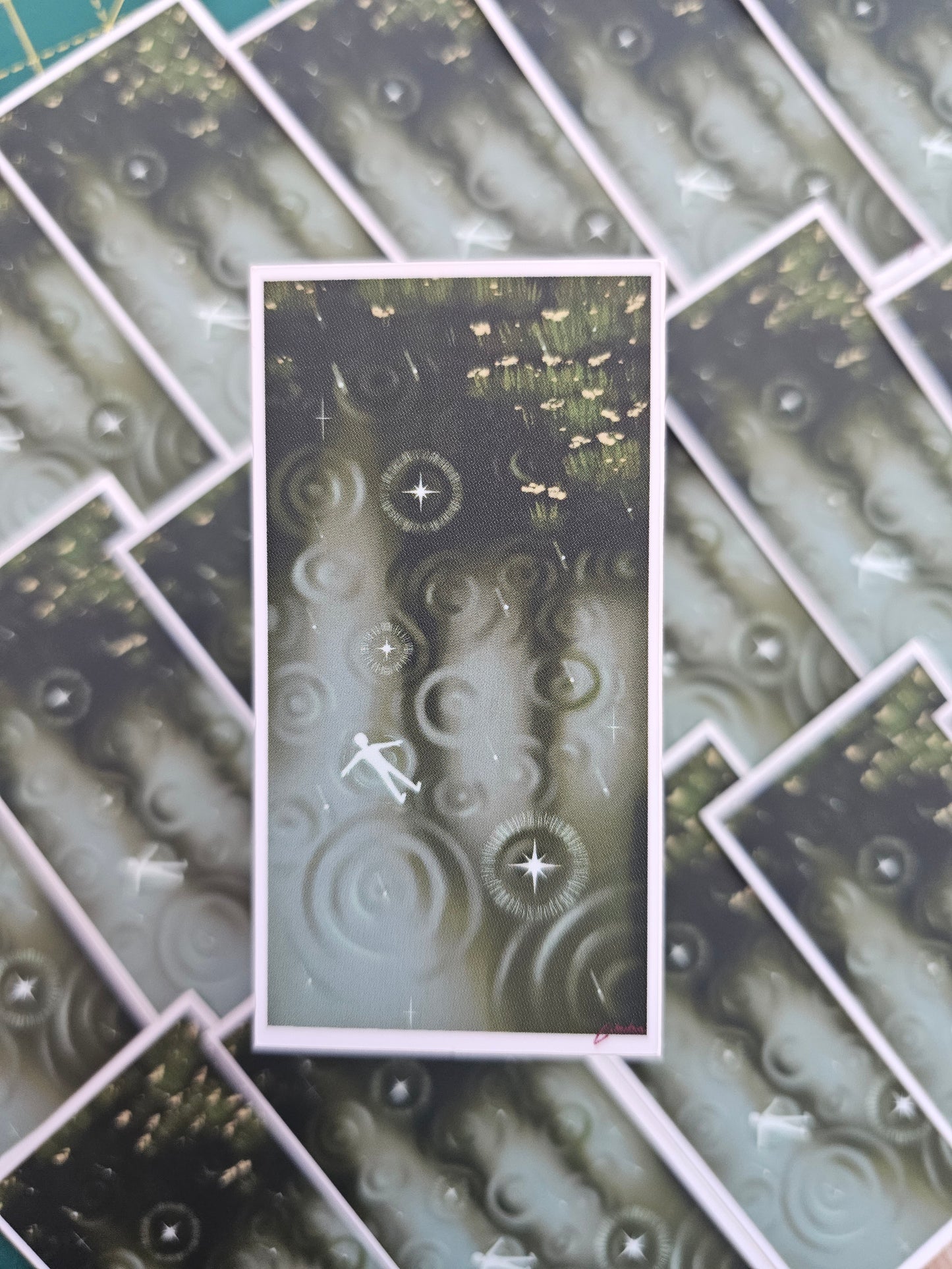 "Raindrops” Die Cut Vinyl Sticker