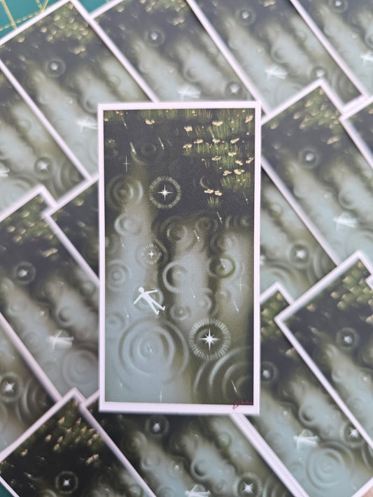 "Raindrops” Die Cut Vinyl Sticker