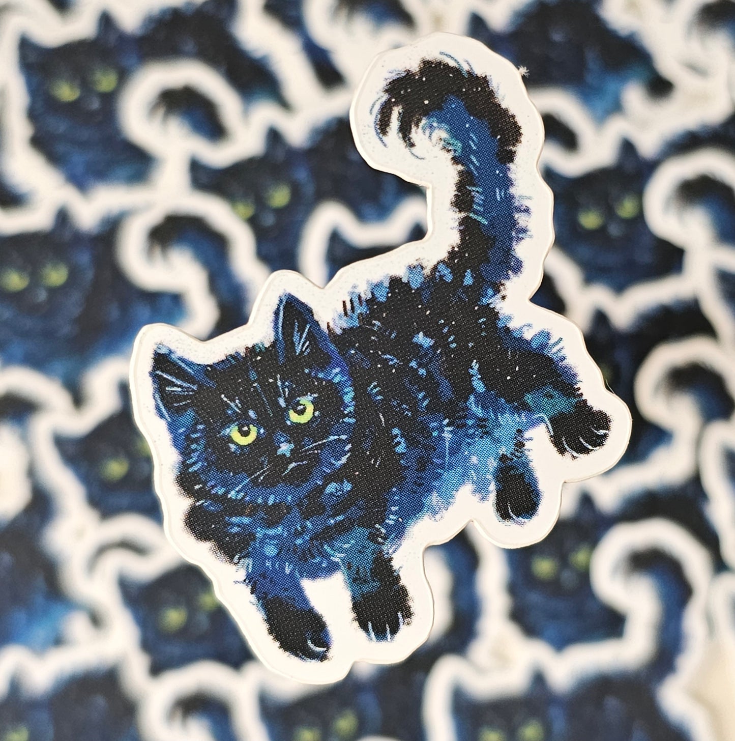 “Black Cat” Die Cut Vinyl Sticker