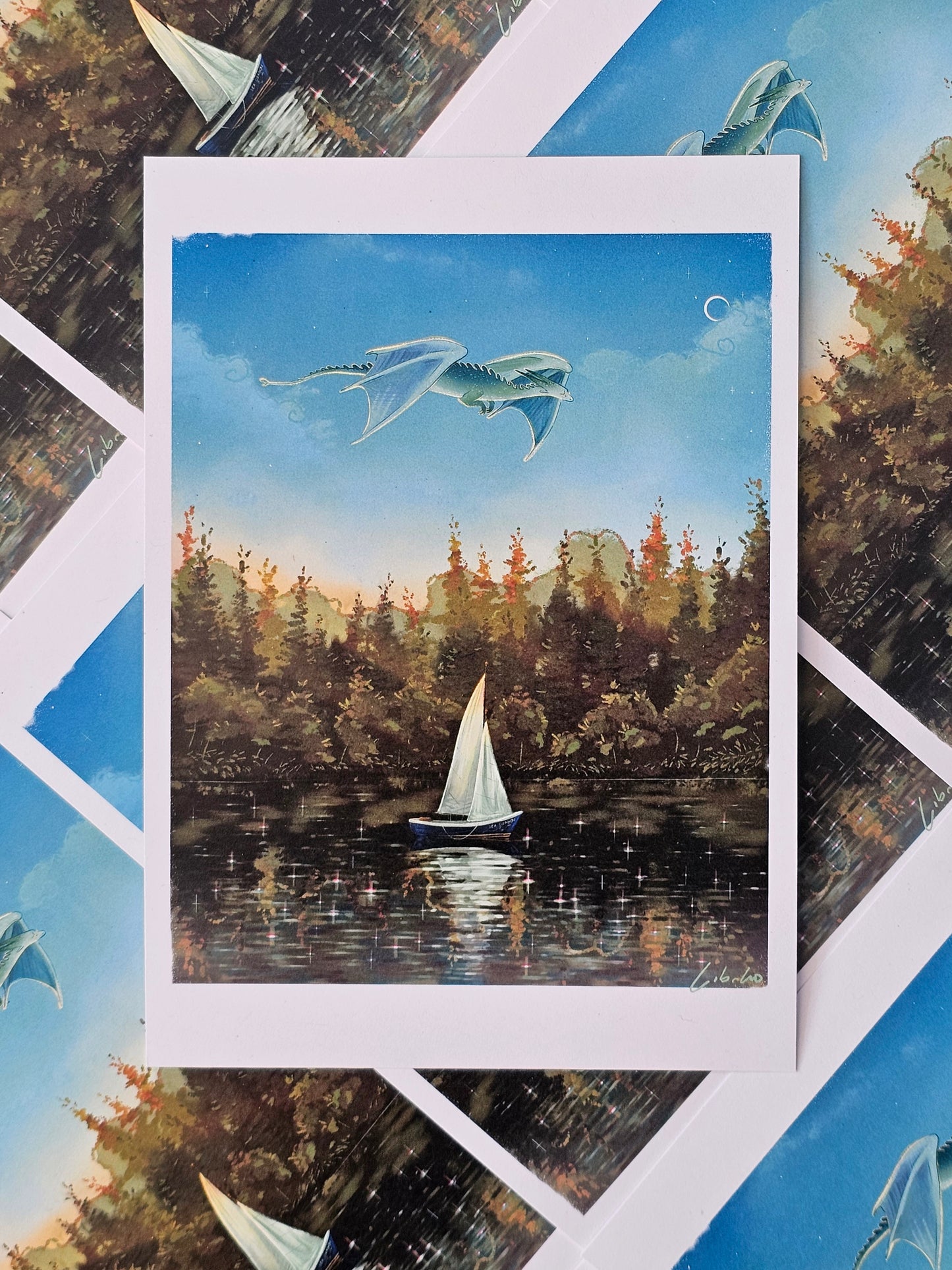 Lake Traveller - art print